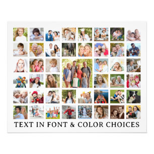 Colagem Personalizada de Fotos 45 Fotos Personaliz
