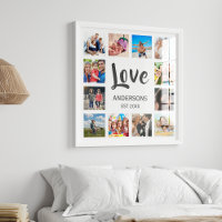 Colagem Personalizada de Fotos da Família Personal