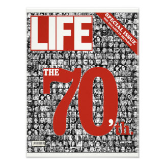 Colagem Personalizada de Fotos da Revista Life