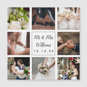 Colagem Personalizada de Fotos de Casamento