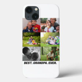 Colagem personalizada do Melhor Avô de 6 Fotos