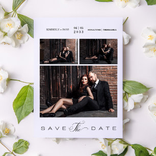 Colagem Simples de Fotos do Casal 3 Moderno de Cas