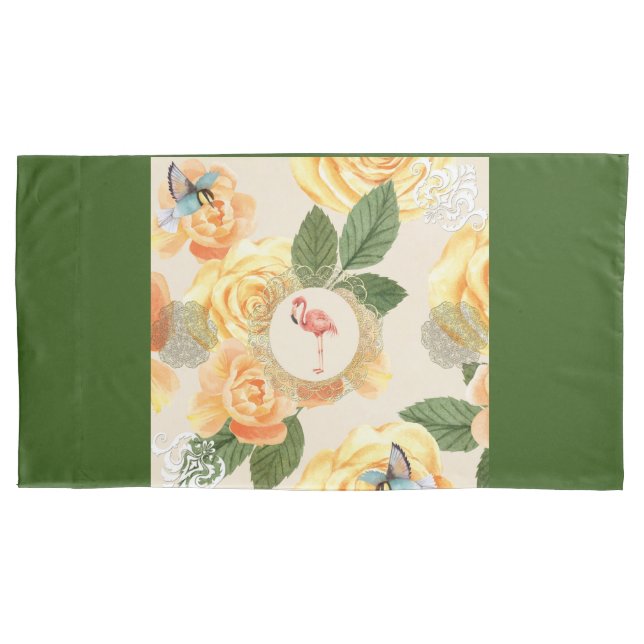 Colagem Vintage Retro com rendas e flores (Frente)