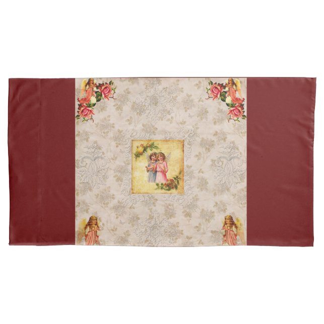 Colagem Vintage Retro com rendas e flores (Frente)