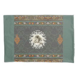 Colagem Vintage Retro com rendas e flores