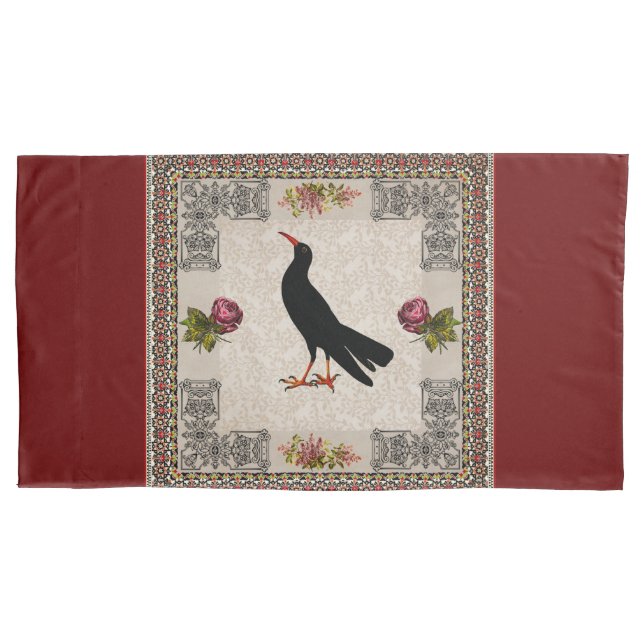 Colagem Vintage Retro com rendas e flores (Frente-Esquerda)