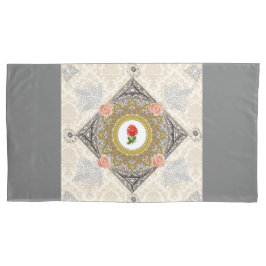 Colagem Vintage Retro com rendas e flores