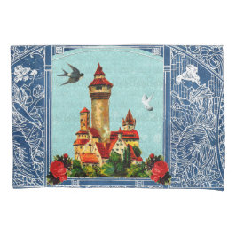 Colagem Vintage Retro com rendas e flores