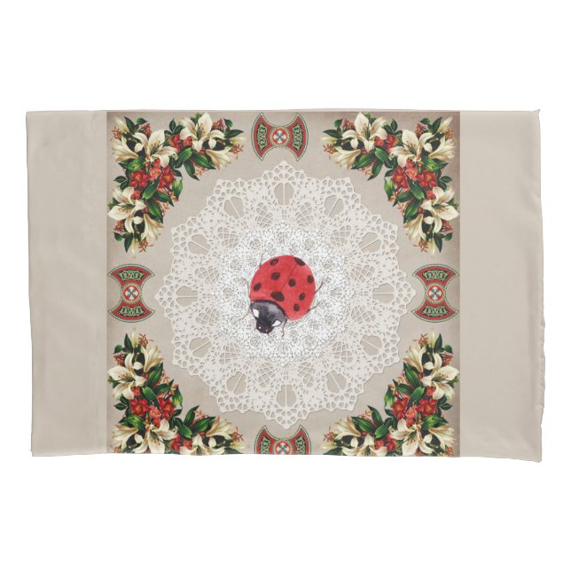 Colagem Vintage Retro com rendas e flores (Frente)