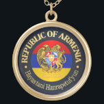 Colar Banhado A Ouro Armênia (rd)<br><div class="desc">República da Armênia</div>