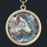 Colar Banhado A Ouro *~* Cinza Wolf Totem Blue Boho Shaman Round<br><div class="desc">JEWELRY WITH INTENTION (R) - Colar de joias melhorado de forma enérgica, redondo e dourado revestido por película. * O Shaman DOURADO Coca-Cola Nativo-Americano, Boho Bohemian, DOURADO, PLATED ROUND NECKLACE Artístico e abstrato Wolf Totem. Como curador de energia espiritual a distância profissional desde 2001, aprendi, desenvolvi e utilizei o poder...</div>