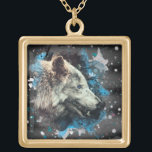 Colar Banhado A Ouro *~* Cinza Wolf Totem Blue Boho Shaman Square<br><div class="desc">JOIAS COM INTENÇÃO (R) - Colar de joias melhoradas de forma enérgica, SEQUENTE e dourado revestido a amarelo. * Shaman DOURADO do Boho Bohemian Nativo Americano Tribal DOURADO PLATED SQUARE NECKLACE Artístico e abstrato Wolf Totem. Como curador de energia espiritual a distância profissional desde 2001, aprendi, desenvolvi e utilizei o...</div>