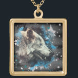 Colar Banhado A Ouro *~* Cinza Wolf Totem Blue Boho Shaman Square<br><div class="desc">JOIAS COM INTENÇÃO (R) - Colar de joias melhoradas de forma enérgica, SEQUENTE e dourado revestido a amarelo. * Shaman DOURADO do Boho Bohemian Nativo Americano Tribal DOURADO PLATED SQUARE NECKLACE Artístico e abstrato Wolf Totem. Como curador de energia espiritual a distância profissional desde 2001, aprendi, desenvolvi e utilizei o...</div>