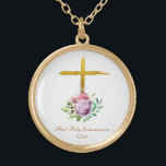 Colar Banhado A Ouro *~* Comunicação AP35 Confirmação Cristã Cruz<br><div class="desc">(( ID de pesquisa AP35 para designs semelhantes e AP40 )) Flores , Buquê Floral de Flores na base de uma Cruz de Jesus Dourada rustica. Remova, redimensione e edite todos os elementos desejados e possíveis. Converta o design para qualquer bom propósito de vibração que você quiser. Transfira-o para qualquer...</div>
