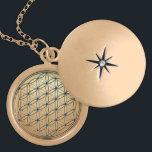 Colar Banhado A Ouro Flor do ouro de prata do DES Lebens de Blume da<br><div class="desc">Símbolo espiritual art. A flor da vida (DES Lebens de Blume) é um teste padrão sagrado da geometria do universo que pode ser encontrado em todas as religiões principais do mundo. A "flor da vida" contem os padrões da criação como emergiram do "excelente vago". Tudo é feito do pensamento do...</div>