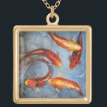 Colar Banhado A Ouro Graceful Koi I<br><div class="desc">Animais</div>