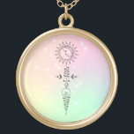 Colar Banhado A Ouro *~* Mulher do Massage - Lua Sun Nirvana Yoga Reiki<br><div class="desc">Arredondar o colar de Nova Idade Metafísica Dourada e Plantada. JEWELRY WITH INTENTION (R) - Colar de joias melhorado de forma enérgica, redondo e dourado revestido por película. Como curador de energia espiritual a distância profissional desde 2001, aprendi, desenvolvi e utilizei o poder da intenção de cura de energia. Todo...</div>