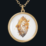 Colar Banhado A Ouro *~* Nordic Artsy RUNE AP87 VIKING Inspiron Ancient<br><div class="desc">(Procure no AP87 itens Viking ou AP40 para itens semelhantes ) - NECKLACE. A imagem é grande, portanto, sinta-se livre para TRANSFERIR para qualquer PRODUTO ZAZZLE que você escolher. JOIAS COM INTENÇÃO (R) - crie sua própria intenção. Use esta legal arte artística criativa moderna, mas vintage, linda alma chegando à...</div>