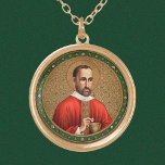 Colar Banhado A Ouro Rua. Peter Faber (BK 051) Ronda<br><div class="desc">Para um homem que recebeu muitos prêmios e um dos seus três cofundadores, a Rua Peter Faber (1506-1546) não é terrivelmente conhecida fora dos círculos Jesuítas. No início, ele era o único colega de quarto da Rua. Francis Xavier na Universidade de Paris. Os homens se juntaram mais tarde às Ruas,...</div>