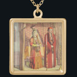 Colar Banhado A Ouro Um casamento judaico, gravado por Parsons de<br><div class="desc">Imagem: 83446 um casamento judaico,  gravado por Parsons de Charles,  1862 (litho). Lennep,  camionete de H.J. (século XIX) (em seguida). Colecção privada,  a coleção de Stapleton.  Arte,  belas artes.</div>