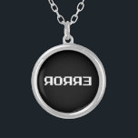 Colar Banhado A Prata Я OЯ Я Eixo | ERRO<br><div class="desc">Abortar,  Repetir,  Falhar? A Globe Trotters é especializada em imagens idiossincráticas de todo o mundo. Aqui você encontrará Cartões de Saudação,  Cartões Postais,  Posters,  Mouséads e muito mais.</div>