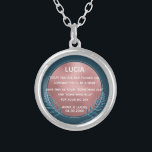 Colar Banhado A Prata Algo antigo e rosa ouro das Bridesmaid<br><div class="desc">Algo antigo e Blue Bridesmaid Gift. Você é bem-vindo a visitar minha loja para produtos mais bonitos.</div>