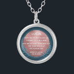 Colar Banhado A Prata Algo antigo e rosa ouro das Bridesmaid<br><div class="desc">Algo antigo e Blue Bridesmaid Gift. Você é bem-vindo a visitar minha loja para produtos mais bonitos.</div>