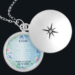 Colar Banhado A Prata Algo Velho e Azul Bridesmaid floral colorido<br><div class="desc">Algo antigo e Blue Bridesmaid Gift. Você é bem-vindo a visitar minha loja para produtos mais bonitos.</div>