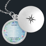 Colar Banhado A Prata Algo Velho e Azul Bridesmaid floral colorido<br><div class="desc">Algo antigo e Blue Bridesmaid Gift. Você é bem-vindo a visitar minha loja para produtos mais bonitos.</div>