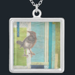 Colar Banhado A Prata Avião - Scrapbook I<br><div class="desc">Animais</div>