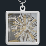 Colar Banhado A Prata Azulejos de explosão III<br><div class="desc">Home Décor</div>