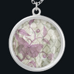 Colar Banhado A Prata Borboletas árabes III<br><div class="desc">Animais</div>