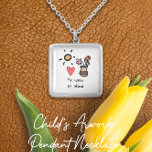 Colar Banhado A Prata Bracelete de Guarda-Saída Trabalho de arte para Cr<br><div class="desc">Os designs do colar de charme trabalho de arte da Sra. Monograma permitem que você carregue o desenho do seu filho no charme para manter a vida inteira. Digitalize ou tire um estalo do trabalho de arte dos seus filhos e carregue-o para o encanto — é fácil! Nosso colar personalizado...</div>