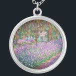Colar Banhado A Prata Claude Monet - O Jardim do Artista em Giverny<br><div class="desc">Jardim do Artista em Giverny / Le Jardin de l'artiste a Giverny - Claude Monet,  1900</div>