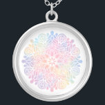 Colar Banhado A Prata *~* Cores d'água Pastel Arco-Íris Mandala Espiritu<br><div class="desc">JOIAS COM MANDALA PASTEL NECKLACE PLACADO COM INTENÇÃO (R) DE PRATA COMUM - Para curandeiros, cicatrização, cura de energia* Cartão-presente reforçado de energia - Cura de água com aquecimento Belo RAINBOW PASTEL MINIMAL SIMPLES MANDALA leve e delicada, metafísica espiritual espiritual DOURADO EL MANDALA NECKLACE Este design de MANDALA, suavemente poderoso,...</div>