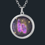 Colar Banhado A Prata *~* Cristais Cósmicos Dourado Dust Star AP40<br><div class="desc">(procure pontos semelhantes no AP40) * Energy Enhanced BOHO PASTEL PURPLE , VIOLET , DEEP MAGENTA CELESTIAL COSMIC UNIVERSE CRYSTALS com DOURADAS ESTRELAS GLITTER e PÓ MAGICAL DOURADA cintilante. Este design de Cristal feliz está em um céu escuro azul roxo e magenta cor-de-água rosa fundo. Pode-se descrever essa design como...</div>