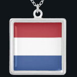 Colar Banhado A Prata Elegante Necklace com Bandeira dos Países Baixos<br><div class="desc">Adicione um toque de elegância holandesa à sua coleção cúmplice com o nosso incrível colar com a bandeira dos Países Baixos! Feito com muita atenção aos detalhes, este colar não é apenas uma bela joia; é uma celebração do orgulho e da identidade cultural holandeses. A design de revelação mostra com...</div>
