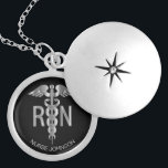Colar Banhado A Prata Enfermeiro Registrado - Símbolo Médico Caduceus<br><div class="desc">Símbolo Médico Personalizado da Enfermeira Caduceus Necklace pronto para personalizar. ✔ Nota: Nem todas as áreas de modelo precisam ser alteradas. 📌 Se você precisar de mais personalização, clique no botão "Clique para Personalizar mais" ou "Personalizar ou Editar Design" e use nossa ferramenta design para redimensionar, girar, alterar a cor...</div>