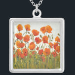 Colar Banhado A Prata Filas de papagaios I<br><div class="desc">Floral</div>