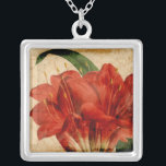 Colar Banhado A Prata Floral VIII vibrante<br><div class="desc">Floral</div>