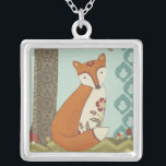 Colar Banhado A Prata Forest Whimsy III<br><div class="desc">Animais</div>