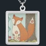 Colar Banhado A Prata Forest Whimsy IV<br><div class="desc">Animais</div>