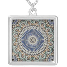 Foto do belo azulejo mosaico marroquino