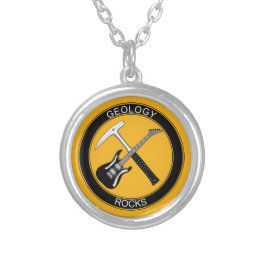 Colar Banhado A Prata Geology Rocks Yellow