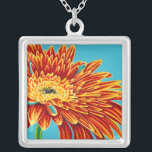 Colar Banhado A Prata Intermitências de cores I<br><div class="desc">Floral</div>