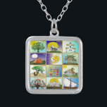 Colar Banhado A Prata Judaica 12 Tribos de Arte de Israel<br><div class="desc">Você está vendo a coleção de Design Lee Hiller. Roupa,  Ofertas e Coleções Lee Hiller Fotografia ou Coleção de Arte Digital. Você pode ver sua fotografia da Nature em http://HikeOurPlanet.com/ e seguir seu blog de caminhada no Hot Primavera National Park.</div>