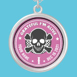 Colar Banhado A Prata KeTag de Medalhão de Recuperação de NA Personaliza<br><div class="desc">Nossos Chaveiros da Medallion de Recuperação de Vícios são uma maneira perfeita de reconhecer um aniversário de Sobriedade ou Aniversário de Recuperação porque eles oferecem algo que a massa produziu chaveiros de medalhões de medalhões simplesmente não pode... a opção de personalizar! Faça-os se sentirem únicos e apreciados dando personalização. Adicione...</div>