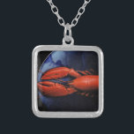 Colar Banhado A Prata Lagosta na placa de Tiffany<br><div class="desc">Lagosta na placa Seligman Lincoln de Tiffany/colecção privada/comida e bebida imagens de Bridgeman</div>