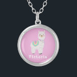 Colar Banhado A Prata lama fofo, alpaca, lama<br><div class="desc">lama fofo,  alpaca,  lama</div>