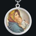 Colar Banhado A Prata Madonna das Ruas Santa Mary Madonnina<br><div class="desc">Madona das ruas Santa Maria abençoada Virgem - impressões de arte em vários materiais. Uma ideia de presente de excelente para iluminar sua casa. Também comprar este trabalho de arte em capas de telefone, roupa, canecas, travesseiros e muito mais. Poster e Impressão de arte em roupas e para seu muro...</div>